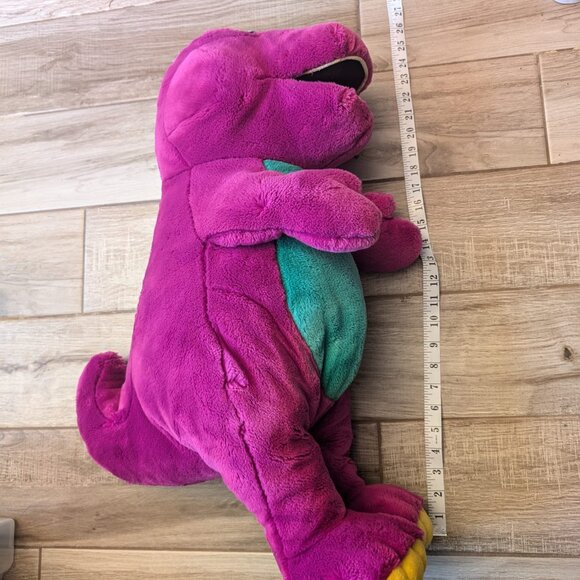 Vintage Lyons 26” Jumbo BARNEY The Purple Dinosaur 1993 Plush - RARE - Picture 7 of 8